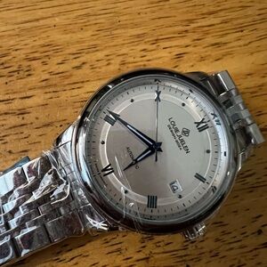 New Louis Jullien Silver Watch Automatic Mechanical Watch